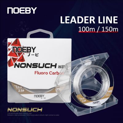 （A Decent035）Noeby 100m 150m Fluorocarbon Coating Fishing Line 0.15 0.56mm 4LB 36LB Carbon Fiber Strong Leader Carp Sinking