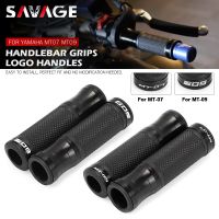 ZZOOI Handlebar Grips For YAMAHA MT-07 MT07 MT-09 MT09 Tracer 900 700 2014-2023 Motorcycle Aluminum Rubber Handle Bar Grip FZ MT 07 09