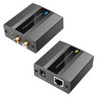 Analog Audio Extender RCA 3.5mm Stereo Over Ethernet Single Cat5E/6/7 Cable Up to 500M Audio Converter