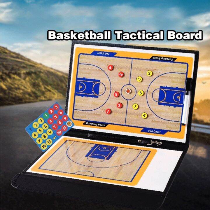 Basketball Tactical Board Foldable Basketball Coaching Board Basketball Coach