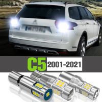 โคมไฟสำรองตกแต่ง2X ไฟถอยหลัง LED สำหรับ Citroen C5 Aircross 2001-2014 2007 2008 2009 2013 2014 2015 2018 2019 2020 2021