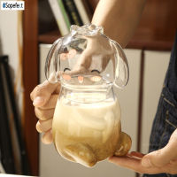 เหยือกน้ำแก้วกระต่าย Sopefect พร้อมถ้วยปากกว้างลึกและโปร่งใสสำหรับน้ำเครื่องดื่มเย็นหรือร้อนเหยือกน้ำกระต่ายพร้อมถ้วยขยายปากลึกและโปร่งใสสำหรับ ST-MY น้ำเครื่องดื่มเย็นหรือร้อน