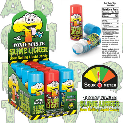 ขนมนำเข้า🇺🇸 ใหม่(new) Slime Licker Sour Rolling Liquid Candy 2oz ขวดละ : 350 บาท