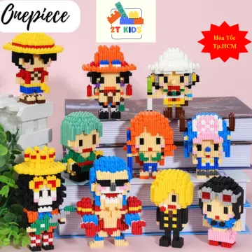 XP036 KT1008 KT1013 Anime One Piece Luffy Ace Buliding Blocks Bricks Mini  Action toy Figures Assembly