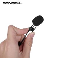 3.5mm Jack AUX Mini Lavalier Microphone Hands Free Clip On Mic Studio Speech Lapel Recording Pen Guide For Mobile Phone