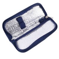 Portable Insulin Cooler Bag Diabetic Insulin Travel Case Cooler Pill Box Aluminum Foil Ice Bag