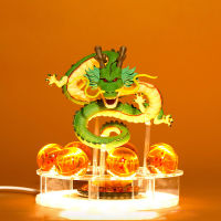 Seven Dragon Anime Balls Summon Dragon Scene Crystal Ball Wishing Fake Mountain Background Base Dragon Support Model