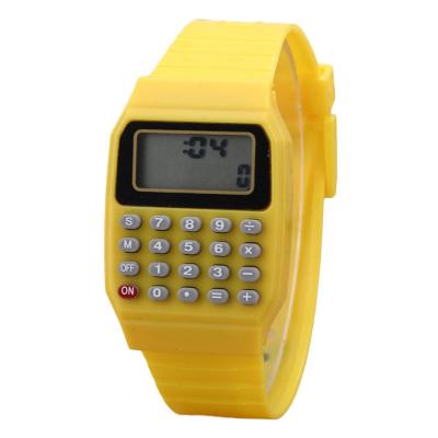 Children Digital Square Wrist Watch Mini Portable Calculator Exam Tool Kids Gift Calculators