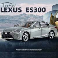 Teeker Lexus รถ ES300H ของเล่นโมเดลรถยนต์โลหะหล่อจากอัลลอย1:24หลอดไฟจำลองเสียงรถดึงถอยหลังวันเกิดสำหรับเด็กของขวัญ