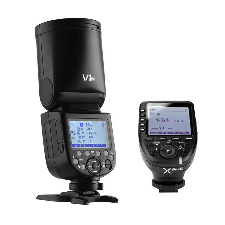 Godox V1S Professional Camera Flash Speedlite Speedlight Round Head