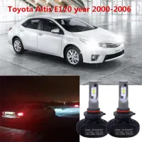 ชุดไฟหน้ารถยนต์ 9006 80 W 8000 Lm Led 2 ชิ้นสําหรับ Toyota Altis E120 Year 2000-2006 เสียบและเล่น