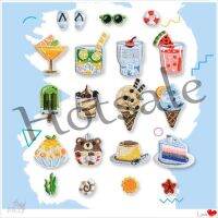 【hot sale】 ✵ B15 ✿ Afternoon Leisure Time - Summer Holiday Self-adhesive Sticker Patch ✿ 1Pc DIY Sew on Iron on Embroidery Clothes Badges