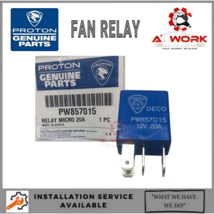 [ORIGINAL] PROTON GENUINE 4PIN RELAY 20A 12V MICRO RELAY EXORA & PREVE