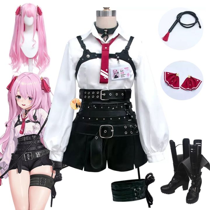 New Anime Nikke The Goddess Of Victory Yuni Game Suit Lovely Uniform Cosplay Costume Halloween