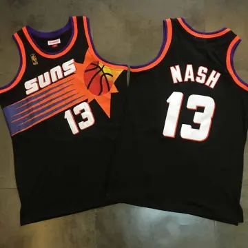 Men's Mitchell & Ness Steve Nash Black Phoenix Suns 1996 Hardwood Classics  Authentic Jersey