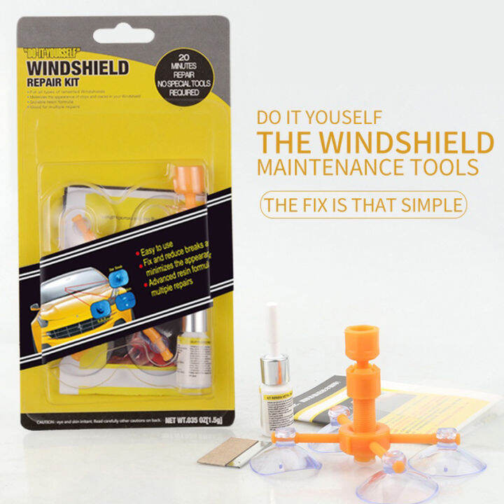Car Windshield Repair Kit Tool Crack Repairing for Vehicle Window Glass