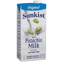 Sunkist UHT Pistachio Original Milk ซันคิสท์ เครื่องดื่มน้ำนมพิสทาชิโอ รสออริจินอล 946ml.