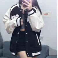 womens coat ชุดเบสบอล เสื้อแจ็คแก็ต สีมิดไนท์ กับสีกรม ผ้าหมาสวย มีพร้อมส่ง ราถูก ?