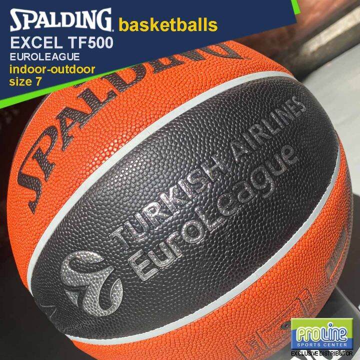 SPALDING Euroleague Original IndoorOutdoor & Outdoor Basketballs Size
