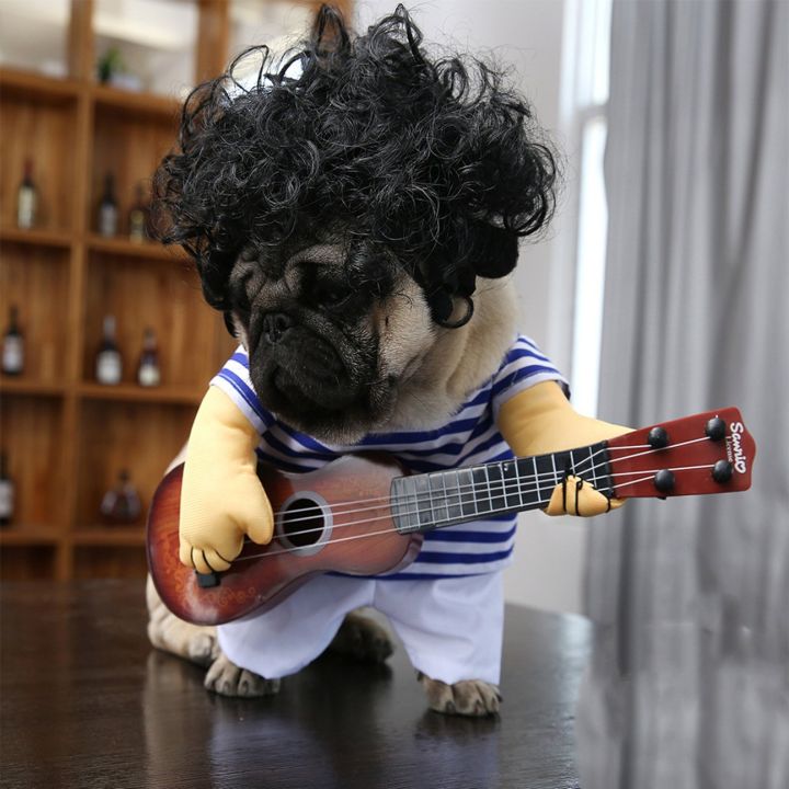 สินค้าขายดี-funny-pet-guitar-clothes-dog-guitarist-dressing-costume-pet-guitar-dress