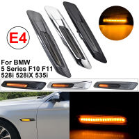 1คู่ LED ตัวบ่งชี้ลำดับเครื่องหมายด้านข้างไฟกระพริบเลี้ยวไฟสำหรับ BMW 5 Series F11 528i 528iX 535i F10 550iX