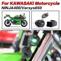 Ão สำหรับ Kawasaki Versys 650 Ninja400 Ninja650กล้องสำหรับรถจักรยานยนต์เครื่องชาร์จ USB ที่รวดเร็วโทรศัพท์มือถือ TYPE-C พร้อมรีเลย์