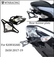 Mtkracing สำหรับคาวาซากิ Z650นินจา650หางเรียบร้อยพิทักษ์ด้านหลังสนับสนุนกรอบป้ายทะเบียนด้านหลังบัตร2017-2019 2020 2021 2022