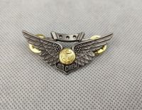 tomwang2012 US NAVY COMBAT AIRCREW WING HAT PIN INSIGNIA METAL BADGE GRAY US NAVY USS US MARINES COAST GUARD