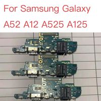 ใหม่บอร์ดชาร์จพอร์ต USB สําหรับ Samsung Galaxy A52 A12 A525 A125 แท่นชาร์จ USB พอร์ตสายยืดหยุ่นชิ้นส่วนซ่อม