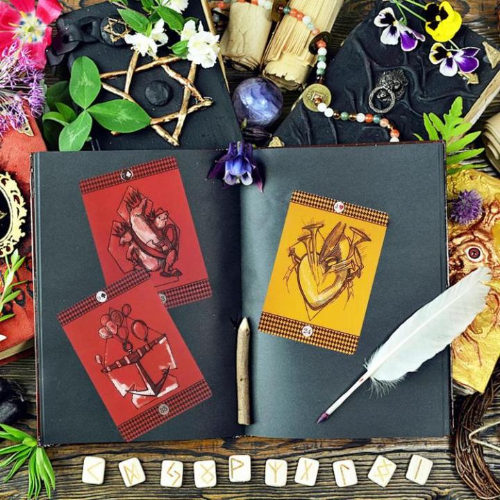 divination-tarot-cards-fortune-telling-game-jester-lenormand-divination-tools-cards-entertainment-standard-tarot-decks-english-version-polite