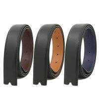 New Double Sided Perforated Leather Belt Body 5 Color Leather Belts for Luxury Designer Brand Belts