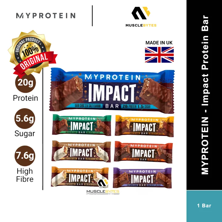 MYPROTEIN Impact Protein Bar [1 Pcs / 1 Bar] Lazada