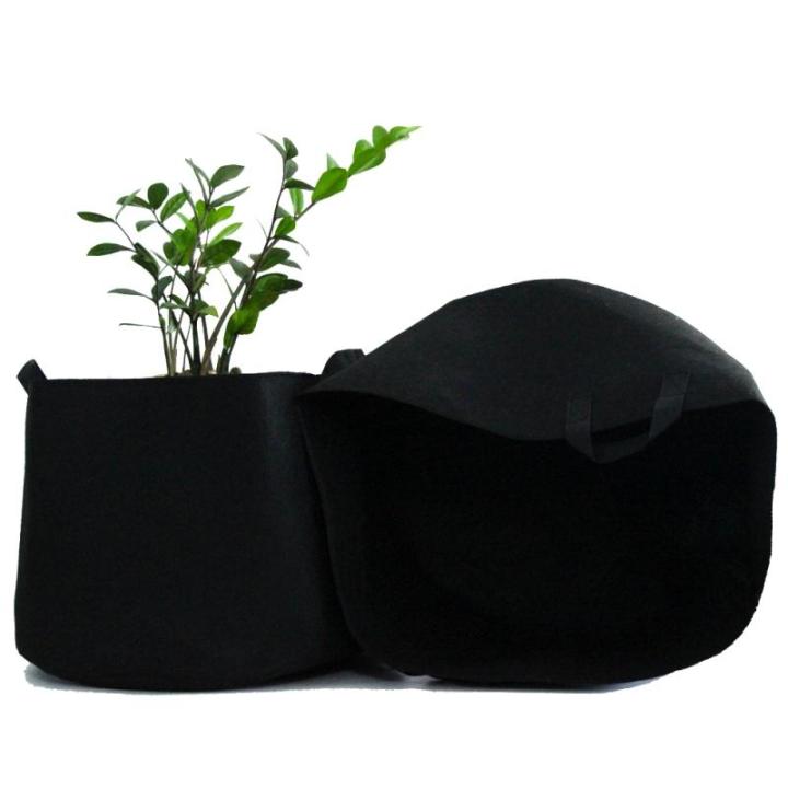 แพ็ค-2-ถุงปลูกต้นไม้แบบผ้า-ขนาด-10แกลลอน-สูง-40ซม-smart-grow-bag-10-gallon-fabric-pot