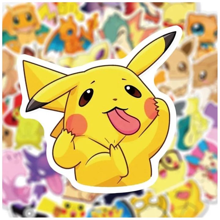 10-30-50pcs-cute-pokemon-anime-stickers-for-kids-toy-waterproof-graffiti-laptop-luggage-fridge-pikachu-cartoon-sticker-wholesale