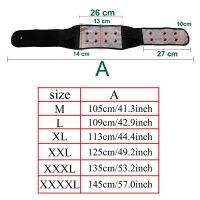 Tcare M - 4XL สายรัดนวดทัวร์มาลีนปรับได้ Terapi MAGNET ทำความร้อนด้วยตนเองอุปกรณ์ดูแลสุขภาพมีสายรัดเข็มขัดเอว