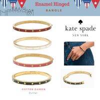 ♠️แท้?กำไลข้อมือ Spot the Spade Enamel hinged cuff bangle รุ่นยอด ฮิตของเคท Spade ♠️