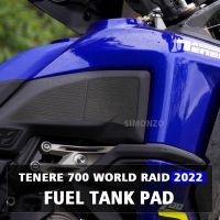 สำหรับ Tenere 700แก้ไข Tankpad TENERE 700 World Raid 2022รถจักรยานยนต์กันลื่นสติกเกอร์แผ่นถังน้ำมันด้านข้าง