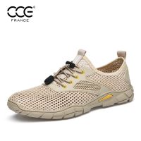 CCE mens shoes summer new breathable and comfortable large size sports shoes men cushioning lazy slip-on casual shoes 8782-F shoes