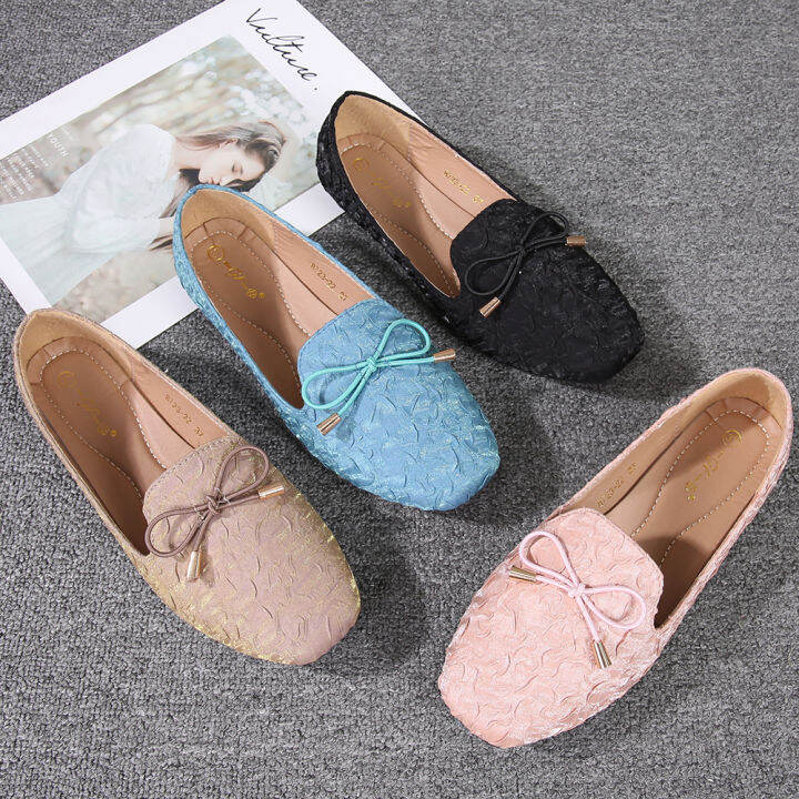 {Sandy} 872322 New korean shoes design (MATIBAY ANG PAGKAKATAHI) for women [w/BOX] Lazada PH