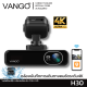 VANGO H30 กล้องติดรถยนต์ คมชัดระดับ 4K เชื่อมแอปบนมือถือ ชัดมากกลางคืนด้วย F1.8 แบตคาปาซิเตอร์ วนทับวีดีโอเก่าอัตโนมัติ เพิ่มกล้องหลังFullHD