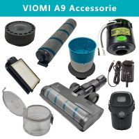 ♚♤ Original VIOMI A9 Handheld Cordless Vacuum Cleaner Spare Parts Roller Brush HEPA Filter Dust Cup Power Adapter Motor Accessorie