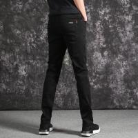 men casual jeans Seluar jeans lurus hitam lelaki empat musim lelaki seluar pendek ramping lelaki seluar kasual seluar sapi kasual sepadan skinny jeans long pants Four seasons mens pure black straight tube jeans slim elastic casual versatil