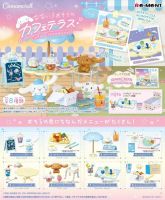 ? พร้อมส่ง ? [ยกกล่อง] Re-Ment Sanrio Characters Cinnamoroll Nanairo Sorora Cafe Terrace รีเมน ซินนามอนโรล ของแท้ มือ 1 ใหม่