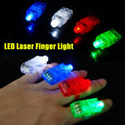 Bộ 4 đèn LED đeo ngón tay phát sáng gồm màu ĐỎ - TRẮNG - XANH LÁ