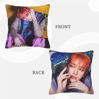(All in stock, double-sided printing)    Kpop Pillow Case Kpop Pillow Case AB49 Square Pillow Case 30x30cm 40x40cm 45X45cm 50x50cm 55X55cm 60x60cm   (Free personalized design, please contact the seller if needed)