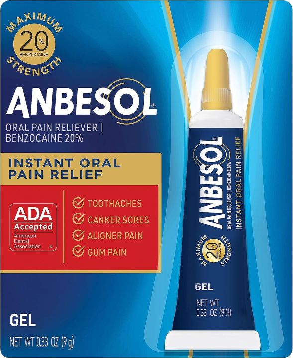 Anbesol Maximum Strength Oral Relief Gel (0.33 Oz) | Lazada PH