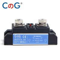 Cg ชุด150a 120a 200a ควบคุม Ac อุตสาหกรรมพลังงานสูง220 Vac Ac เป็น Ac 24-480 Vac โซลิดสเตทรีเลย์