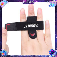 Bitak 1PCS กีฬา Finger Splint GUARD Finger Protector แขนสนับสนุนกีฬาบาสเกตบอล Aid โรคข้ออักเสบ Band Wraps Finger Sleeve