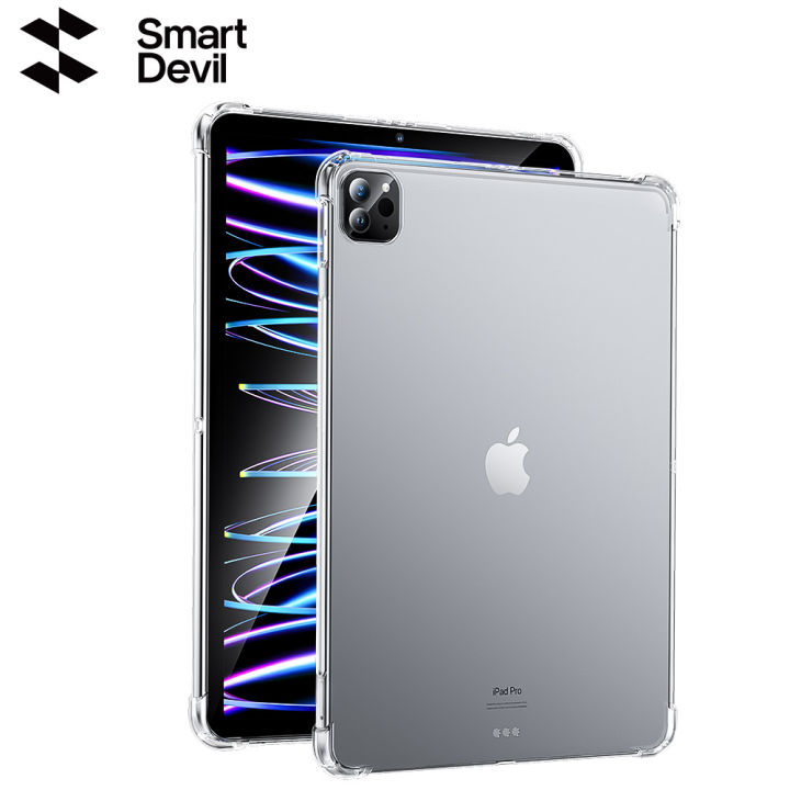 smartdevil-ipad-case-for-เคส-ipad-air-5-ipad-pro-11-inch-ipad-10-2-inch-2022-2021-2019-ipad-2022-ipad-10th-gen-ipad-air-4-ipad-9th-gen-ipad-case-soft-silicone-case-clear-cover-shockproof-protect-shell