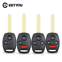 KEYYOU รถ Key Case Remote Fob สำหรับ Honda Fit CRV Civic Insight Ridgeline HRV Jazz ACCORD 2003-2013